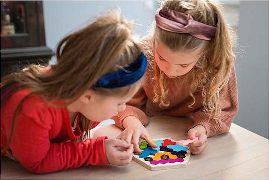 Wooden Kids Puzzle Beezzz for 3+ years+ Years 4pcs BS Toys