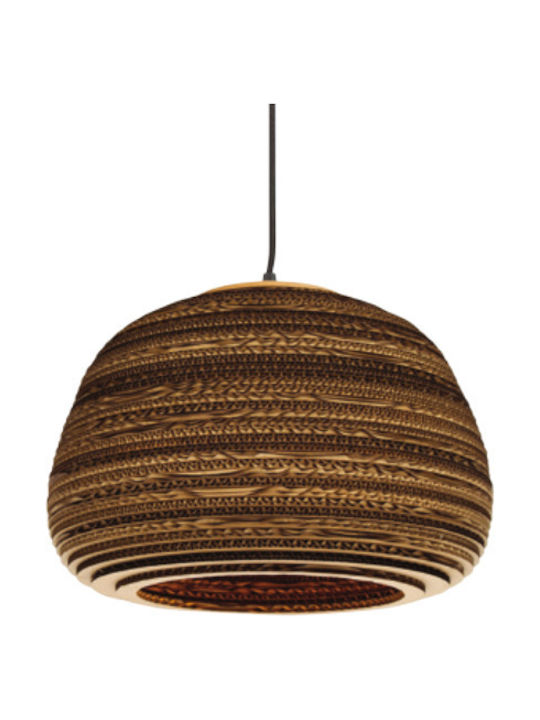 VK Lighting Pendant Light Single-Light for Socket E27 Brown