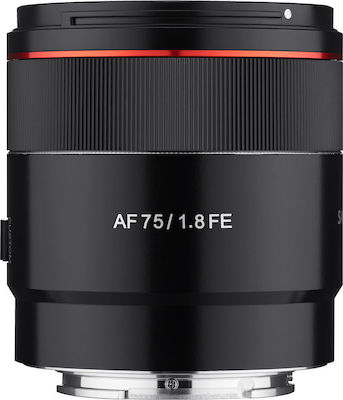 Samyang Voller Rahmen Kameraobjektiv AF 75mm f/1.8 FE Teleobjektiv für Sony E Mount