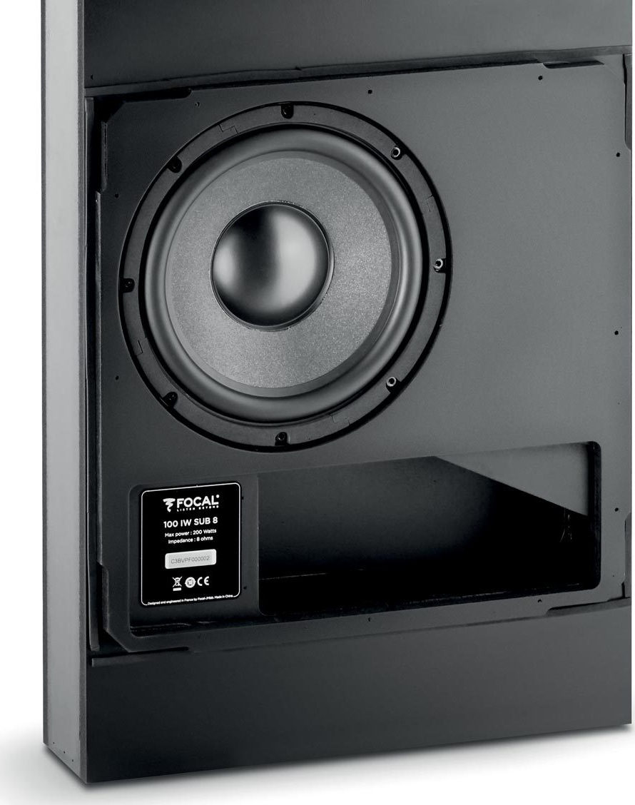 Focal 100 Παθητικό Subwoofer με Ηχείο 8" 200W Μαύρο Skroutz.gr