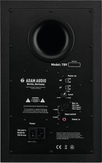 Adam T8V Difuzor Studio Monitor 8" 90W Bucată Negru