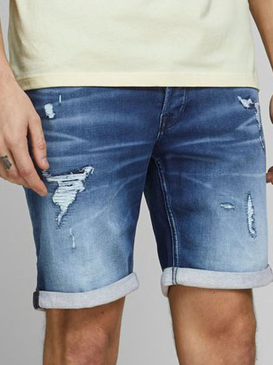 Jack & Jones Herrenshorts Jeans Blau