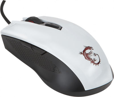 MSI Clutch GM40 Gaming Mouse 5000 DPI White