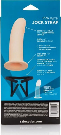 Calexotics PPA with jock strap Harness με Dildo 17cm στο χρώμα του δέρματος