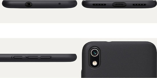 Nillkin Super Frosted Back Cover Synthetic Leather Black (Redmi 7A)