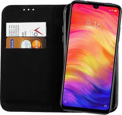 Volte-Tel Pocket Magnet Synthetic Leather Book Black (Redmi 7)