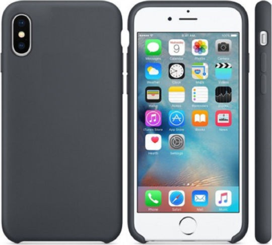 Back Cover Silicone Black (iPhone XS Max)