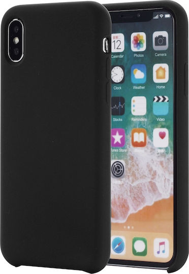 Back Cover Silicone Black (iPhone XS Max)