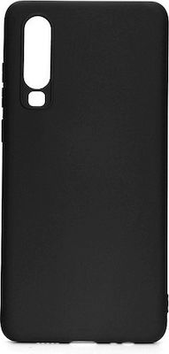 Senso Soft Touch Silicone Back Cover Black (Huawei P30)