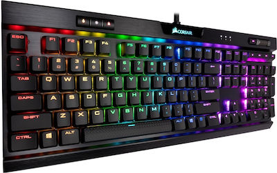 Corsair K70 RGB MK.2 Low Profile RAPIDFIRE Gaming Tastatură mecanică cu Cherry MX Speed switch-uri și iluminare RGB (Engleză UK)