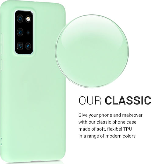 KWmobile Back Cover Σιλικόνης Τιρκουάζ (Huawei P40 Pro)