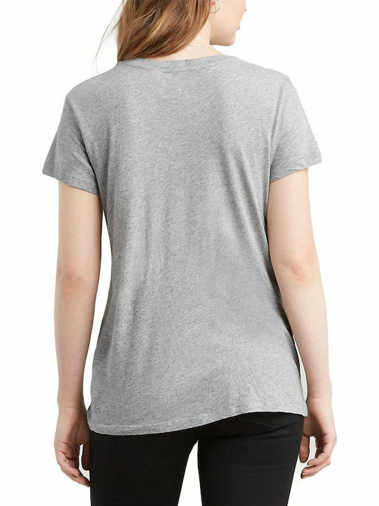 Levi's The Perfect Graphic Women's Athletic T-shirt Gray