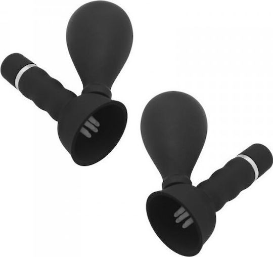 Toyz4lovers Timeless Aspirator Pentru Clitoris Și Sfârcuri Negru 2 Bucăți