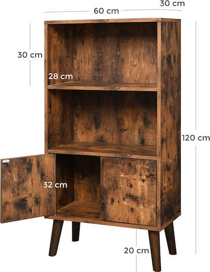 Bibliothek Beige 60x30x120cm