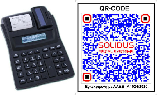 Datecs CTR-150 Registrierkasse ohne Batterie in Schwarz Farbe