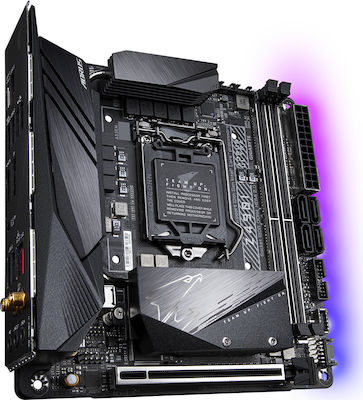 Gigabyte Z490I Aorus Ultra Wi-Fi Motherboard Mini ITX με Intel 1200 Socket