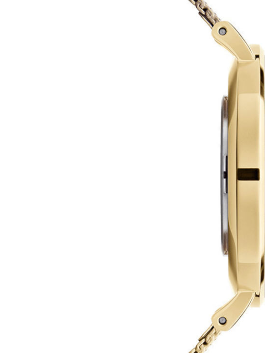 Daniel Wellington Classic Petite Women's Watch with Gold Metal Bracelet