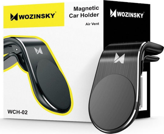 Wozinsky Magnetic Air Vent Поставка за Мобилен Телефон за Кола с магнит Черна