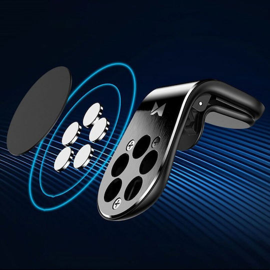 Wozinsky Magnetic Air Vent Поставка за Мобилен Телефон за Кола с магнит Черна