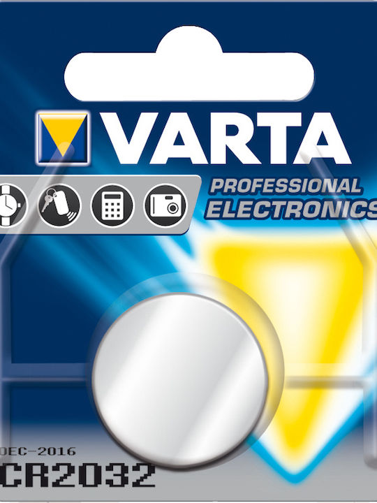 Varta Professional Electronics Μπαταρία Λιθίου Ρολογιών CR2032 3V 1τμχ