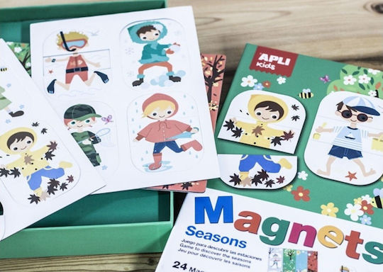 Apli Kids Μαγνητικό Παιχνίδι Κατασκευών Seasons για Παιδιά 3+ Ετών AP-17160