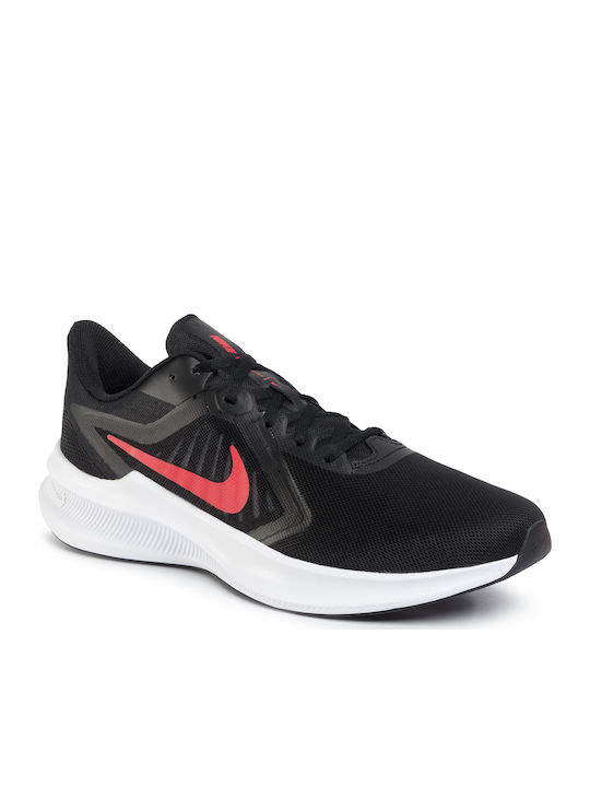 Nike Downshifter 10 Ανδρικά Αθλητικά Παπούτσια Running Black / University Red / White