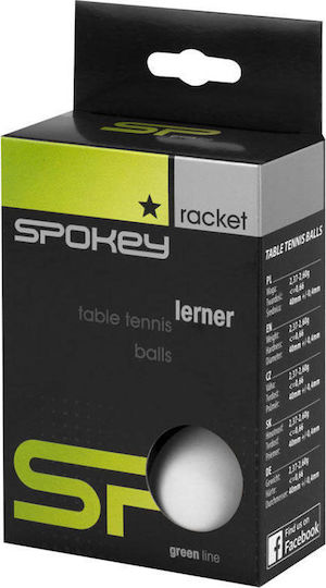 Spokey 81872 Ping Pong Balls 1-Star 6 Pieces