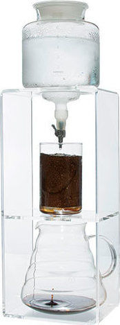 Hario WDC-6 Ice Drip Brewer Klar mit Gesamtproduktion von 6 Tassen