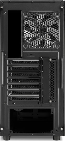 Sharkoon TG5 Pro RGB Геймърско бюро Midi Tower Компютърна кутия със страничен прозорец Черен