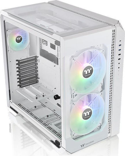 Thermaltake View 51 TG ARGB Gaming Midi Tower Κουτί Υπολογιστή με Πλαϊνό Παράθυρο Snow