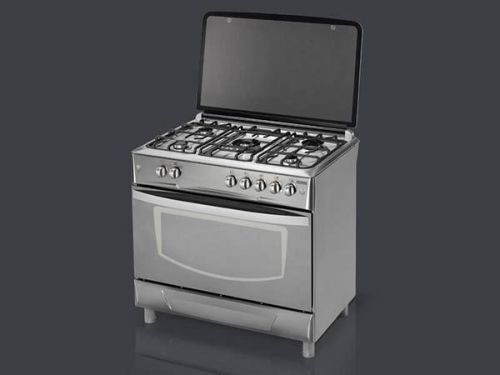 Ferre F9S50G2-X Κουζίνα Υγραερίου 96lt με Εστίες Υγραερίου Π90εκ. Inox