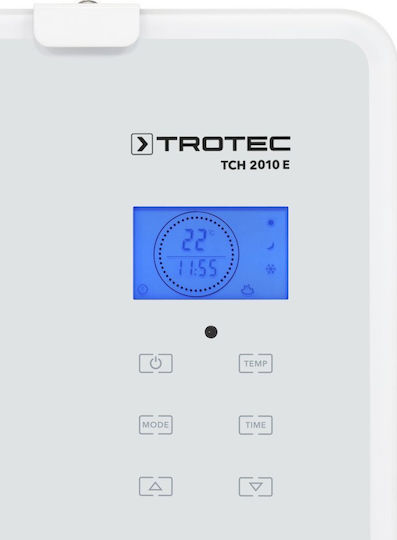 Trotec TCH 2010 E 1410000531 Convector Heater Floor 2000W with Electronic Thermostat 84x49cm White