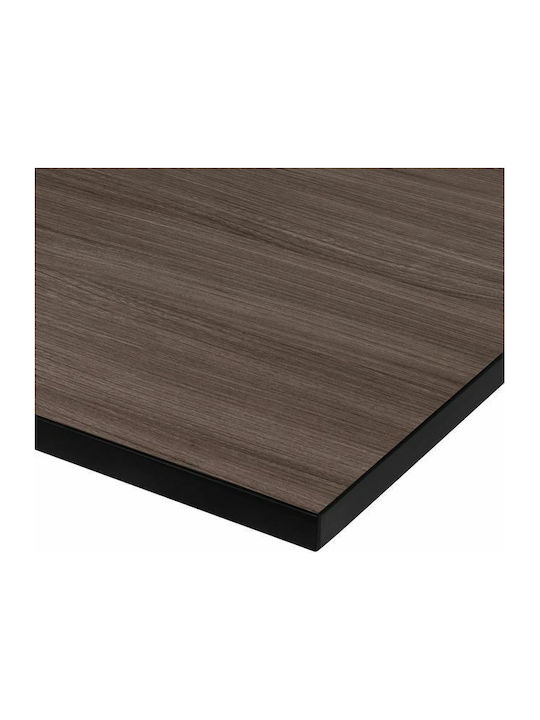 HomeMarkt Square Table Surface from MDF in Grey Colour 80x80cm HM8439.01