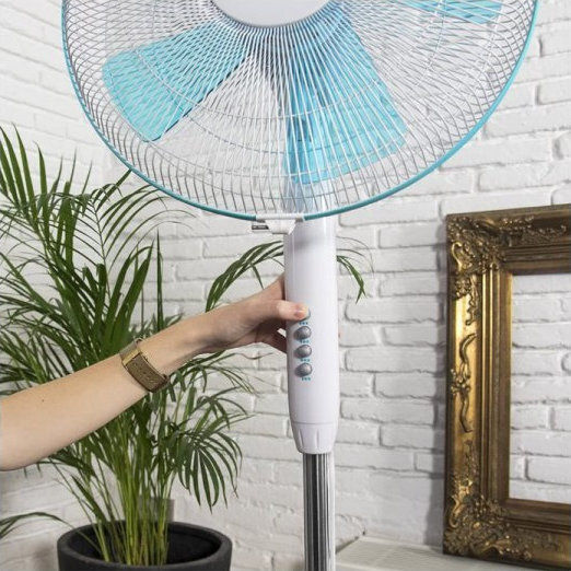 Cecotec Force Silence 500 Ανεμιστήρας Ορθοστάτης 40W Διαμέτρου 40cm Λευκός