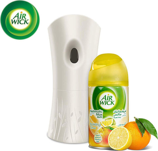Airwick Nachfüllpack für Sprühgerät Freshmatic Max Nachfüllpackung mit Duft Zitrusfrüchte 250ml