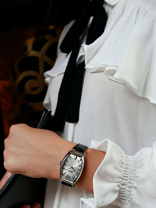 Tissot Heritage Porto Ceas de Damă cu Negru Curea din Piele