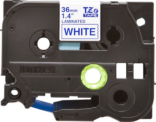 Brother Label Maker Tape 8m x 36mm in White Colour Compatible with Brother TZe/TZ