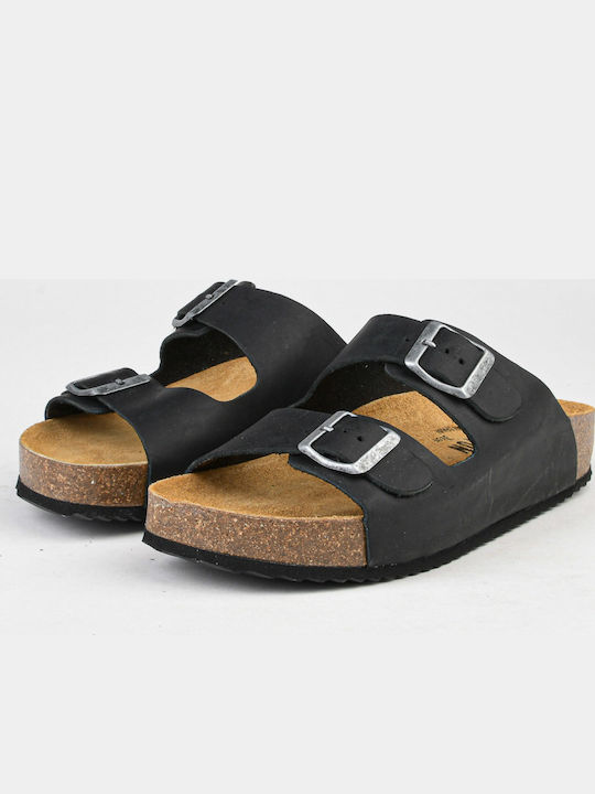 Leather Women's Anatomic Sandals Black