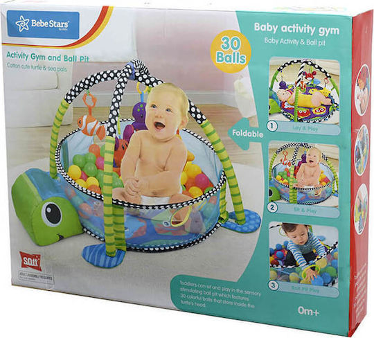 Bebe Stars Turtle Activity Gym for Newborns