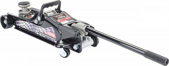 Powermat Hydraulic Carriage Jack with Lifting Capacity up to 36cm and Weight Capacity up to 2.5 Tons