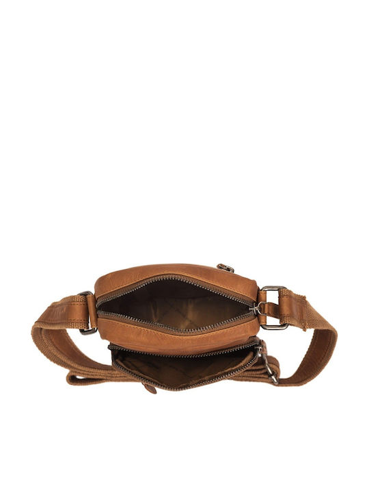 Bremen Leather Men's Bag Shoulder / Crossbody Tabac Brown