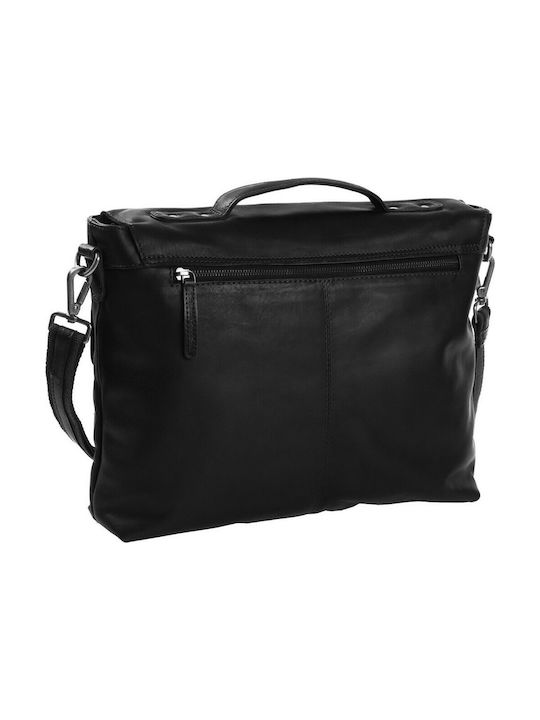 The Chesterfield Brand Jules Leather Men's Bag Messenger Black