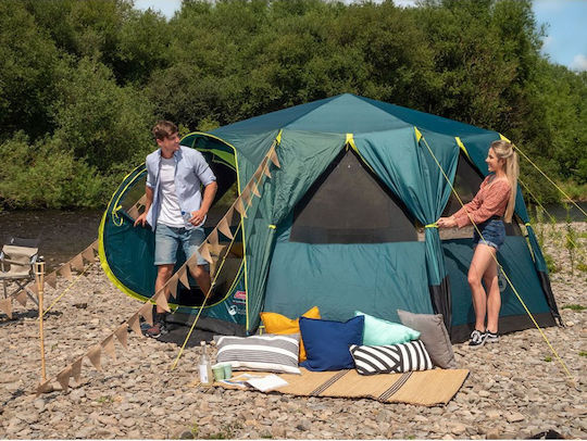 Coleman Octagon BlackOut Χειμερινή Σκηνή Camping Χακί με Διπλό Πανί για 8 Άτομα 396x386x208εκ.