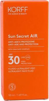 Korff Sun Secret Sonnenschutz Creme Für das Gesicht SPF50 50ml