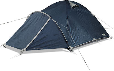Seven Heaven Delta Traveller II Winter Campingzelt Iglu Blau mit Doppeltuch für 2 Personen 210x210x130cm
