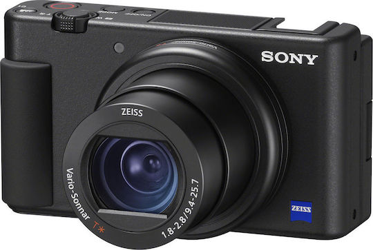 Sony ZV-1 Компактен Фотоапарат 20.1МР Оптично Увеличение 2.7x Черна