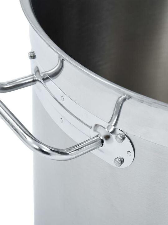 vidaXL Stainless Steel Marmite Pot 25lt / 32cm