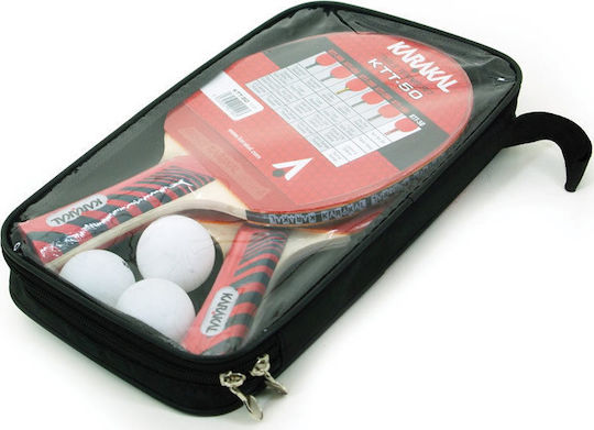 KTT 50 Set Ping Pong Racket Set for Beginner Players