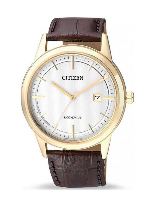 Citizen Eco Drive Watch Eco - Drive with Brown Leather Strap