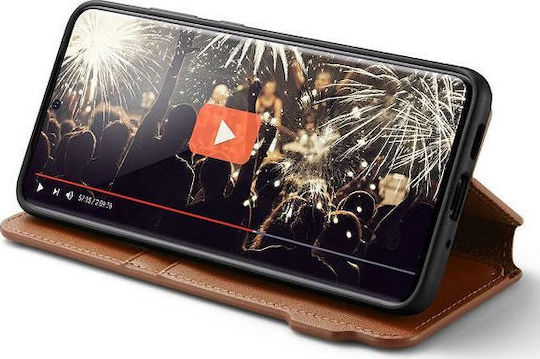 Spigen Ciel Brick Портмоне Изкуствена кожа Кафяв (Galaxy S20 Ultra)